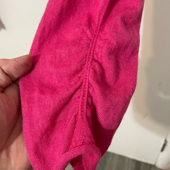 Anthropologie 100% merino Wool long sleeve Button up cropped cardigan sweater - Picture 4 of 5